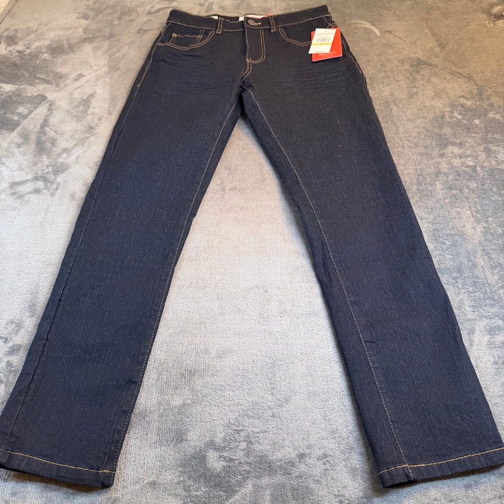 Lucky Brand Richmond Straight Leg Dark Wash Denim Jeans Women's Size 14‎ NWT